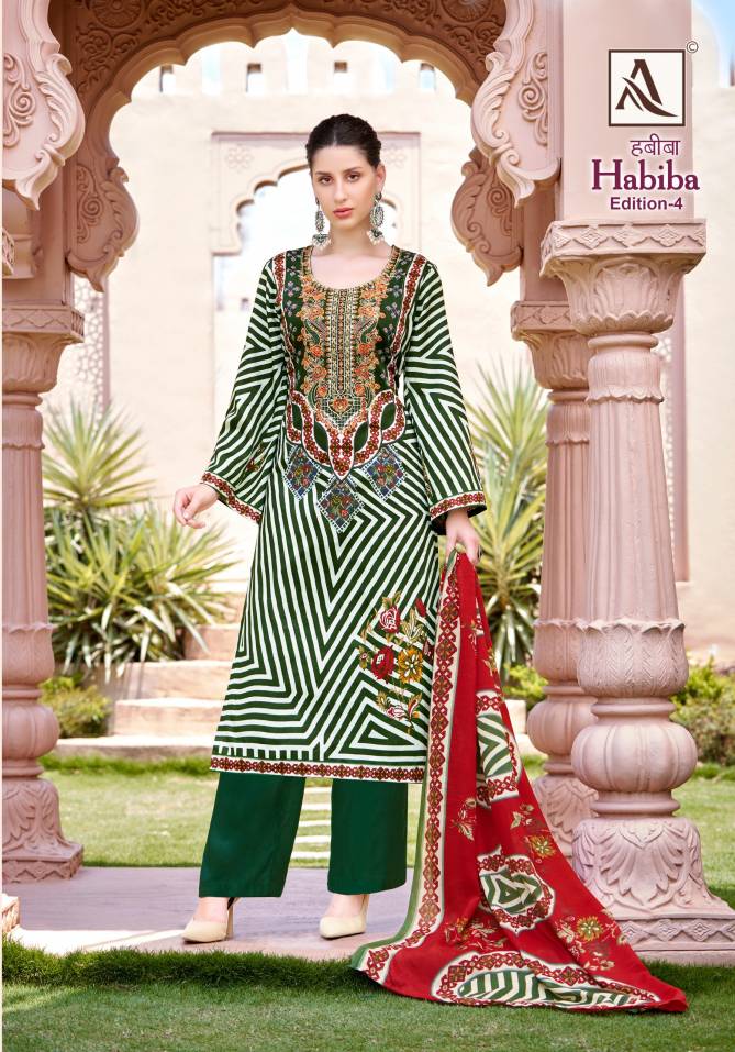 Habiba 4 By Alok Suit Jam Pure Cotton Pakistani Dress Material Wholesale Shop In Surat